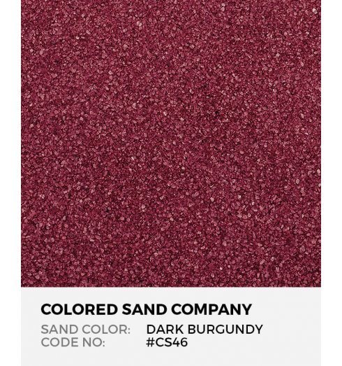 Dark Burgundy Cs46 Classic Colored Sand Art Material