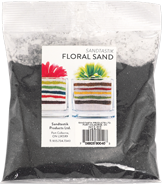 Floral Colored Sand, 1 lb (454 g), Black